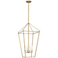 VISUAL COMFORT SIGNATURE, MALLOY OPEN FRAME FORGED LANTERN, LANTERN CEILING LIGHT