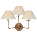 VISUAL COMFORT SIGNATURE, KELLEY TRIPLE SCONCE, WALL SCONCES