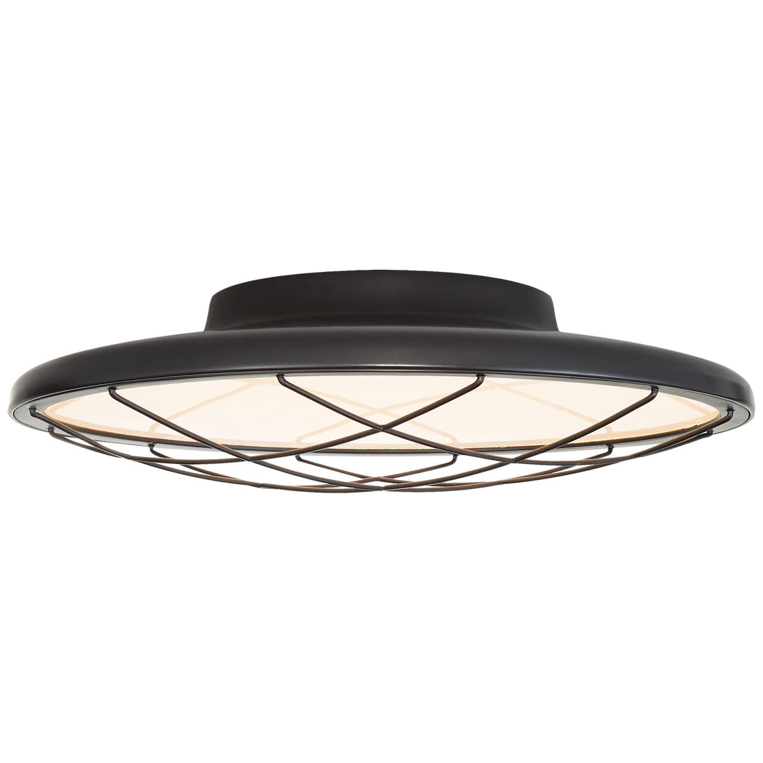 VISUAL COMFORT SIGNATURE, DOT CAGED FLUSH MOUNT, FLUSH MOUNT CEILING LIGHTS
