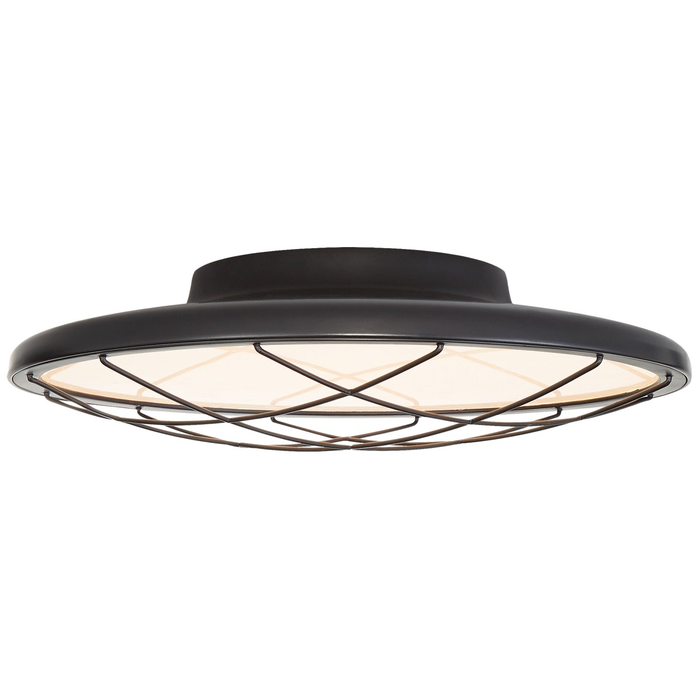 VISUAL COMFORT SIGNATURE, DOT CAGED FLUSH MOUNT, FLUSH MOUNT CEILING LIGHTS