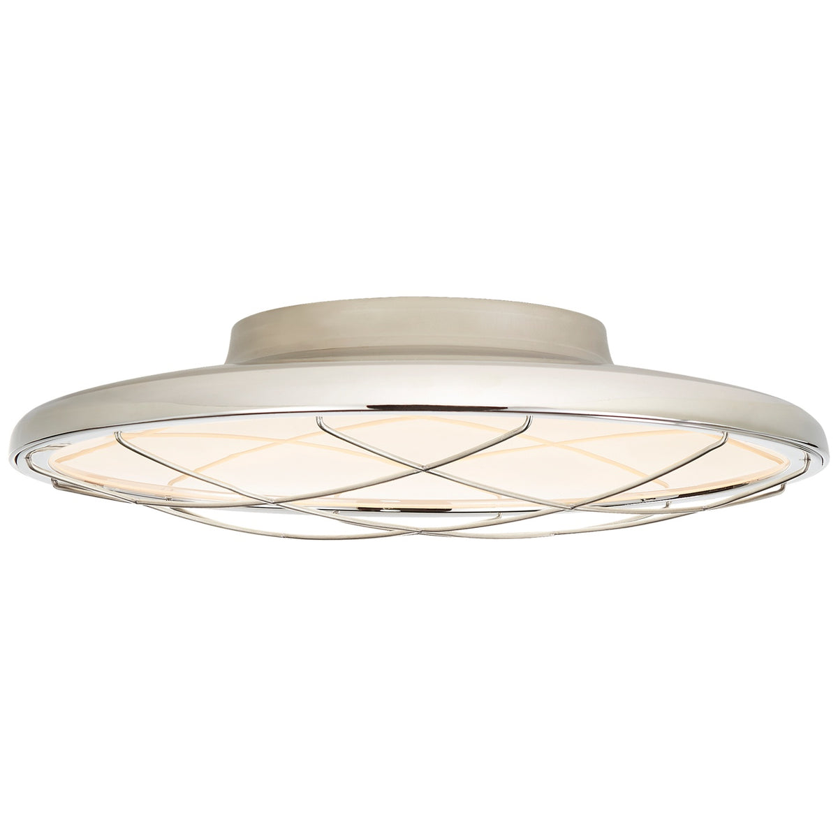 VISUAL COMFORT SIGNATURE, DOT CAGED FLUSH MOUNT, FLUSH MOUNT CEILING LIGHTS