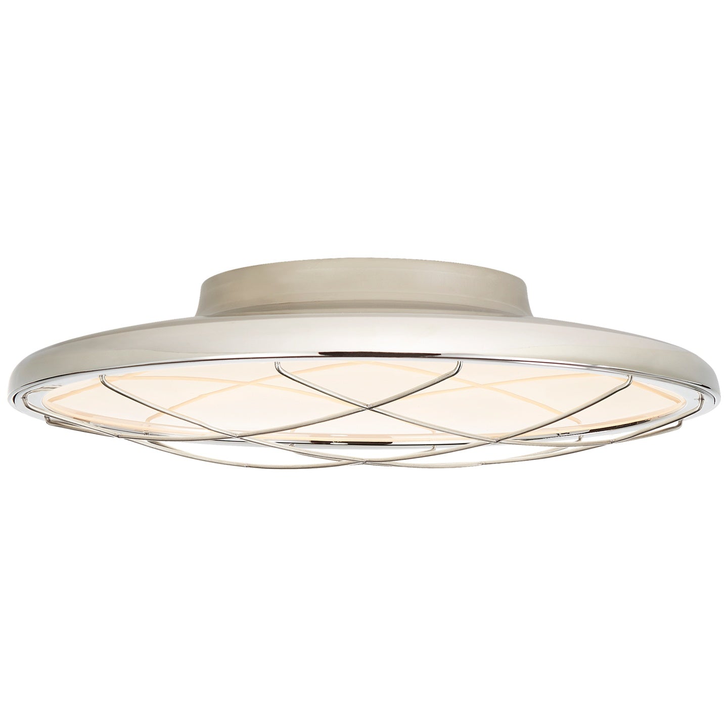 VISUAL COMFORT SIGNATURE, DOT CAGED FLUSH MOUNT, FLUSH MOUNT CEILING LIGHTS