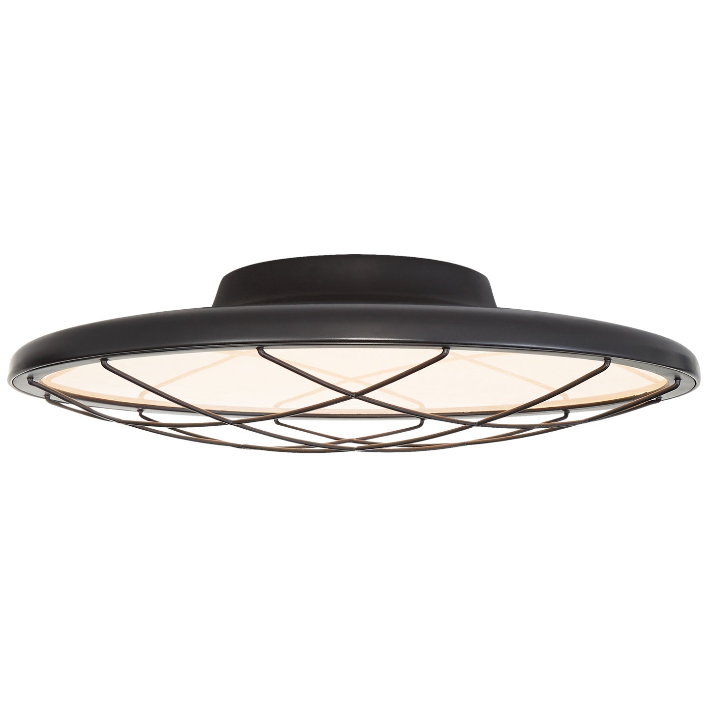 VISUAL COMFORT SIGNATURE, DOT CAGED FLUSH MOUNT, FLUSH MOUNT CEILING LIGHTS