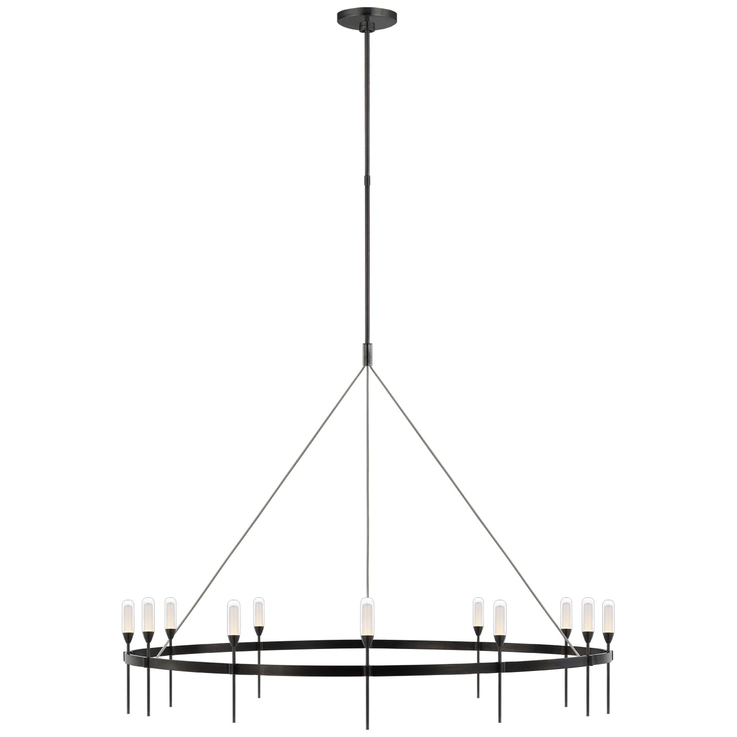 VISUAL COMFORT SIGNATURE, OVERTURE GRANDE RING CHANDELIER, CHANDELIER LIGHT
