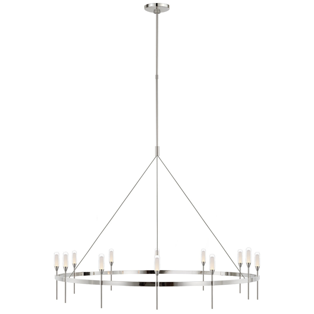 VISUAL COMFORT SIGNATURE, OVERTURE GRANDE RING CHANDELIER, CHANDELIER LIGHT