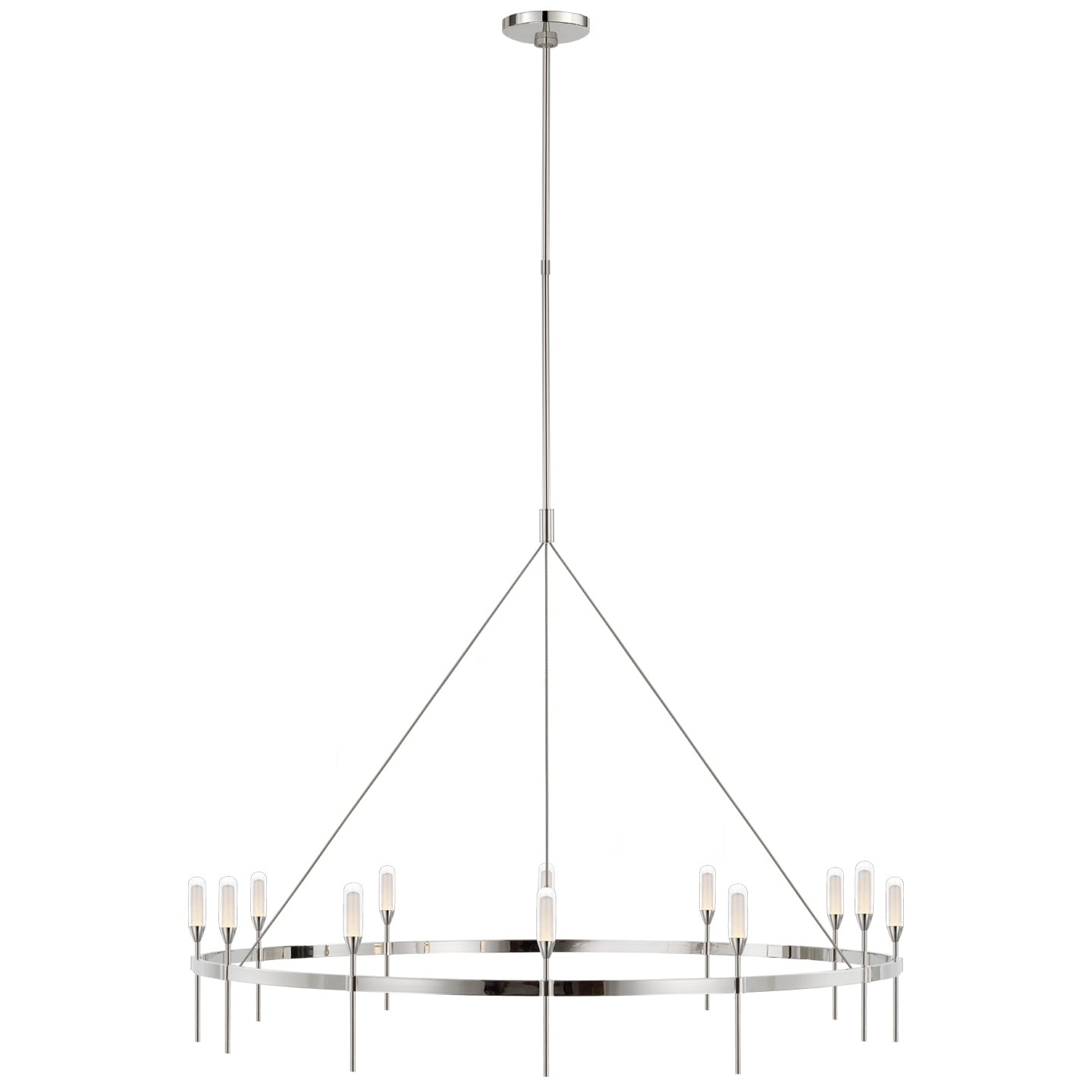 VISUAL COMFORT SIGNATURE, OVERTURE GRANDE RING CHANDELIER, CHANDELIER LIGHT