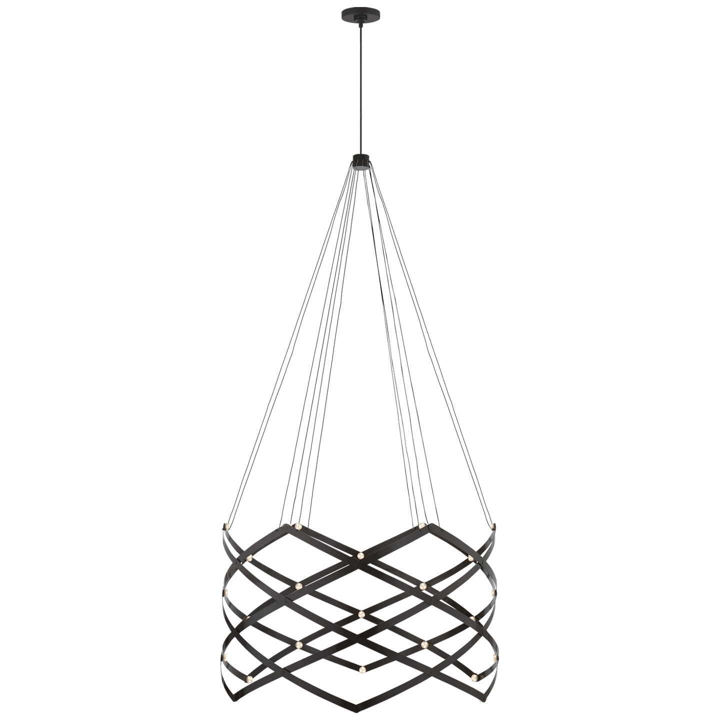 VISUAL COMFORT SIGNATURE, INTERLACE EXPANDABLE CHANDELIER, CHANDELIER LIGHT
