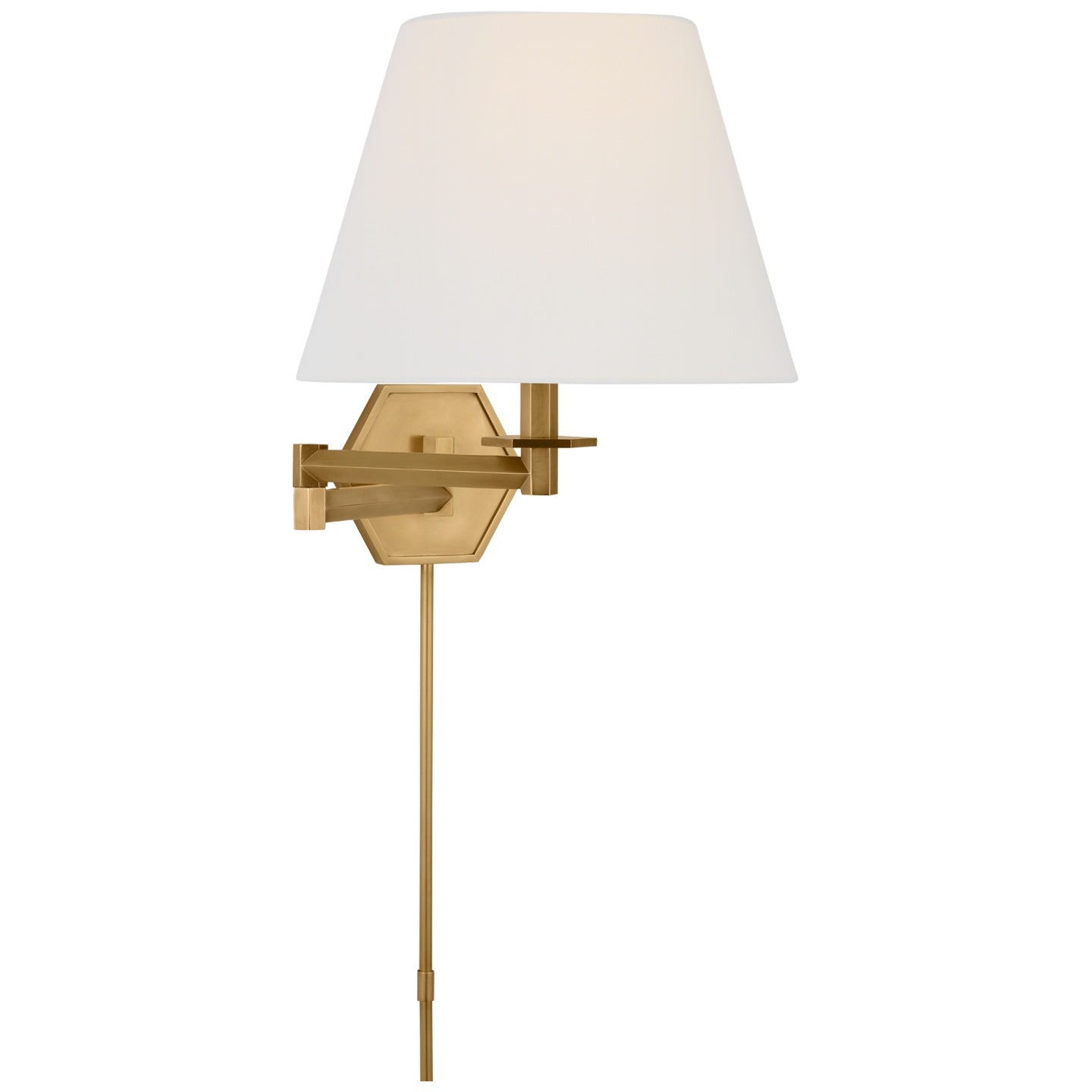 VISUAL COMFORT SIGNATURE, OLIVIER SWING ARM WALL LIGHT, WALL SCONCES