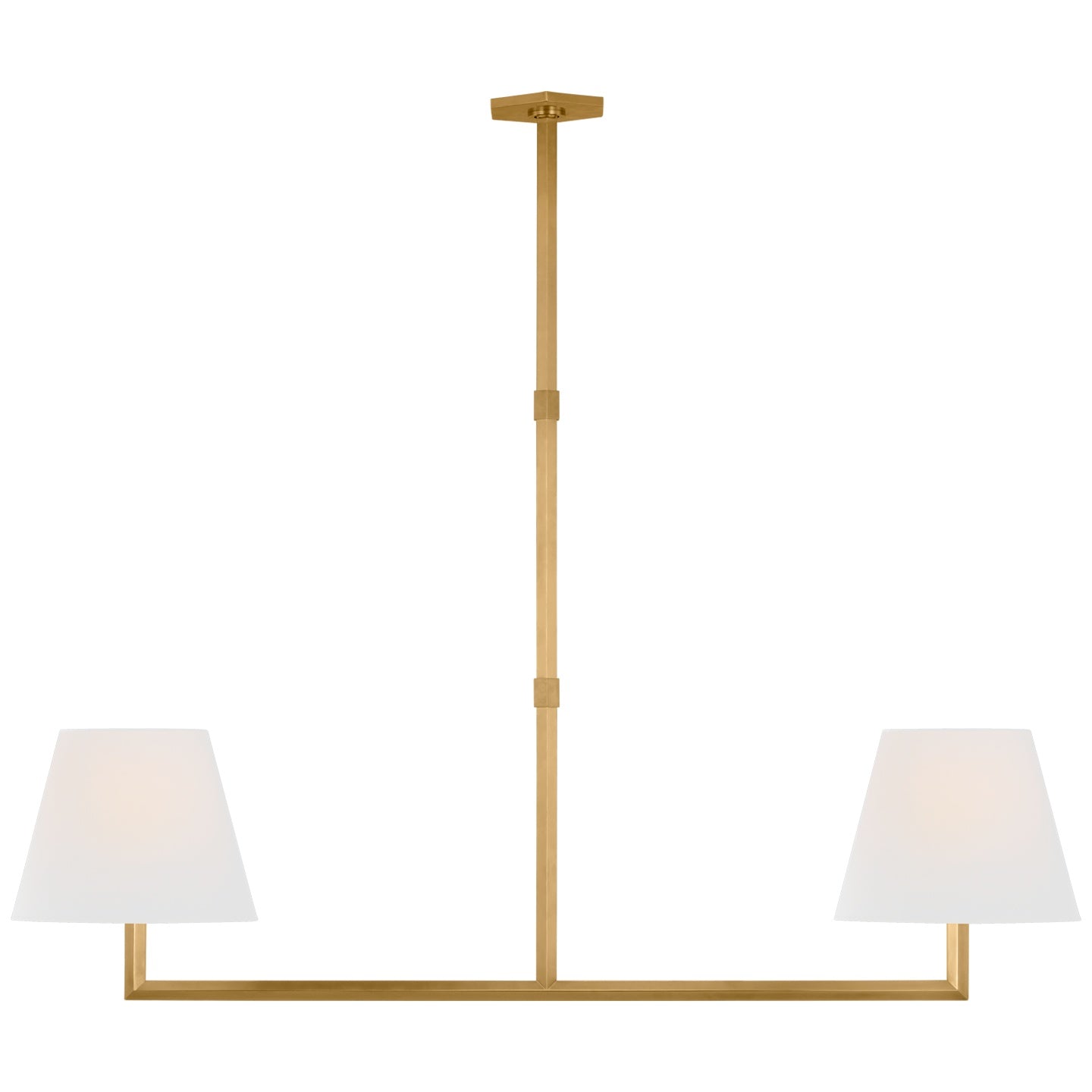 VISUAL COMFORT SIGNATURE, OLIVIER LINEAR CHANDELIER, LINEAR LIGHT