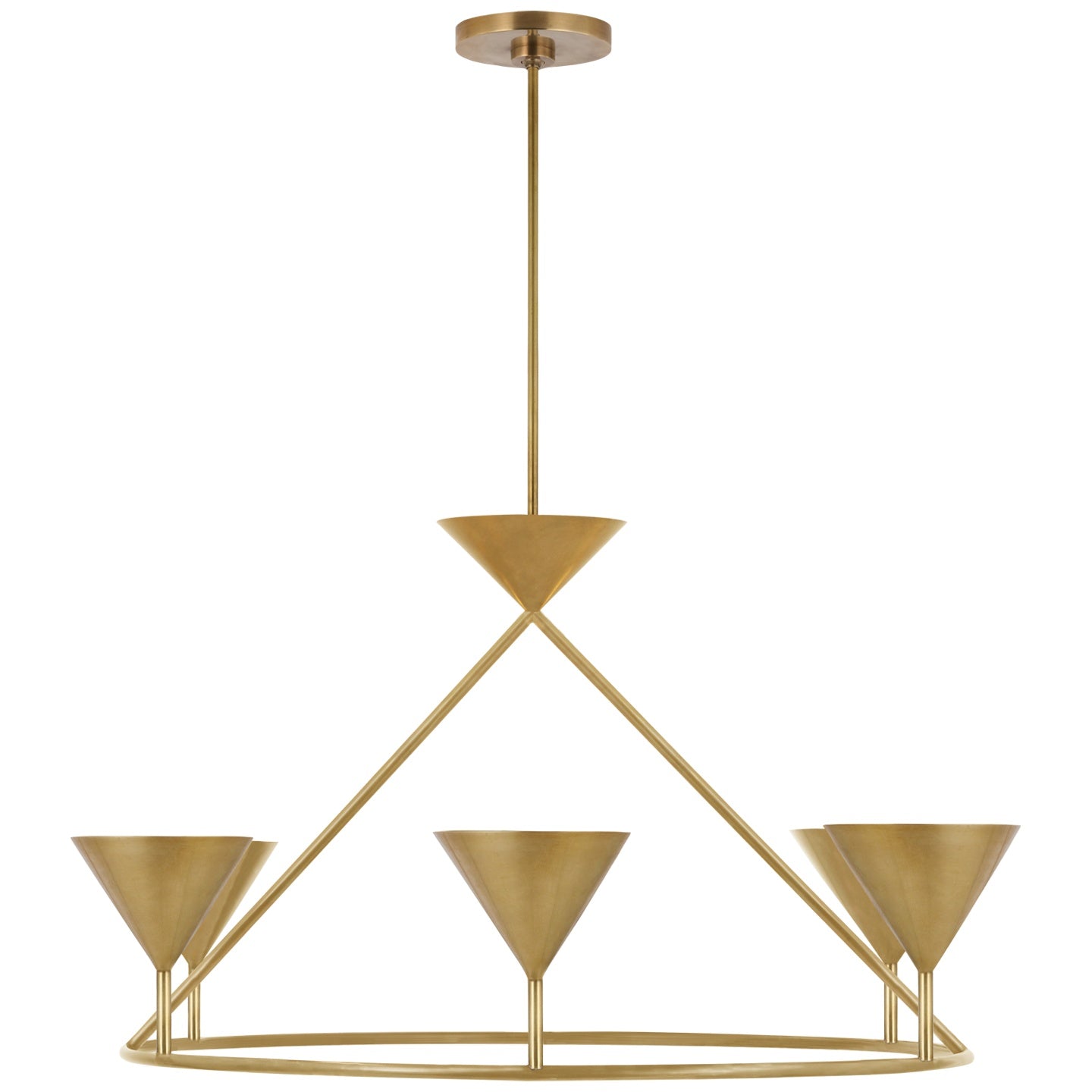 VISUAL COMFORT SIGNATURE, ORSAY RING CHANDELIER, CHANDELIER LIGHT