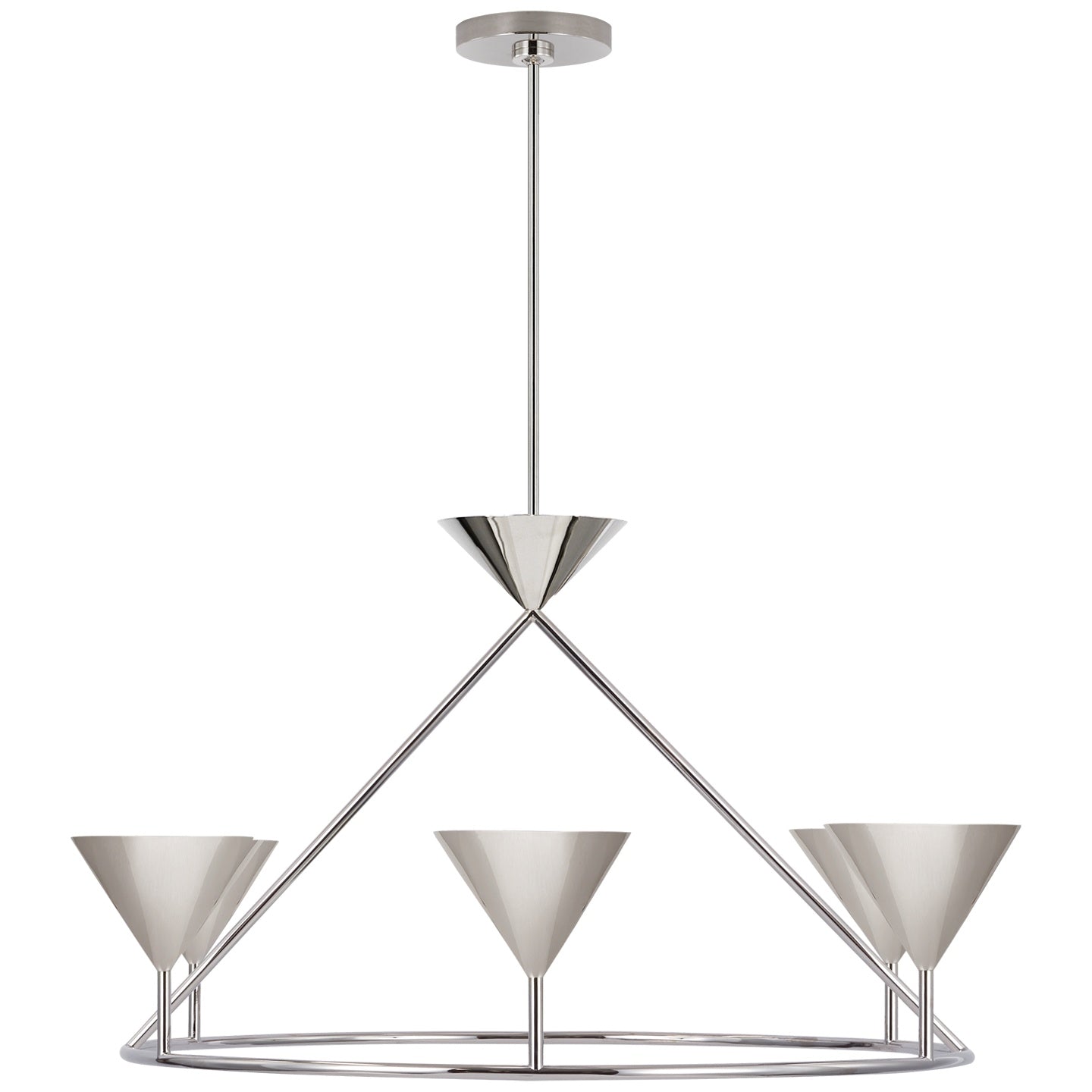 VISUAL COMFORT SIGNATURE, ORSAY RING CHANDELIER, CHANDELIER LIGHT