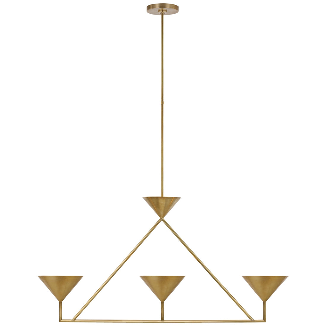 VISUAL COMFORT SIGNATURE, ORSAY LINEAR CHANDELIER, CHANDELIER LIGHT