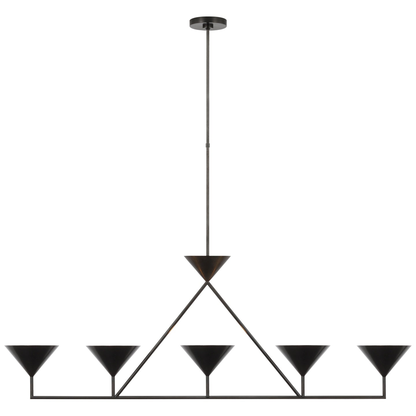 VISUAL COMFORT SIGNATURE, ORSAY LINEAR CHANDELIER, CHANDELIER LIGHT