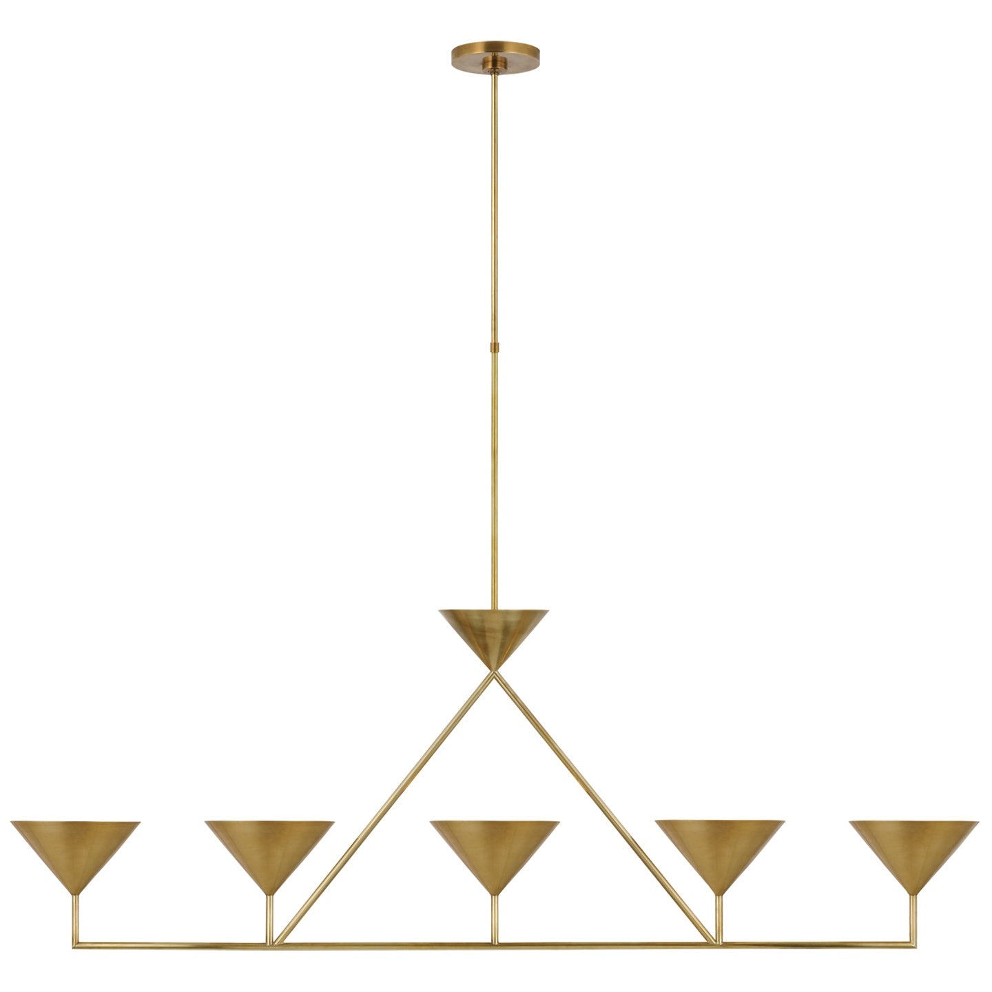 VISUAL COMFORT SIGNATURE, ORSAY LINEAR CHANDELIER, CHANDELIER LIGHT