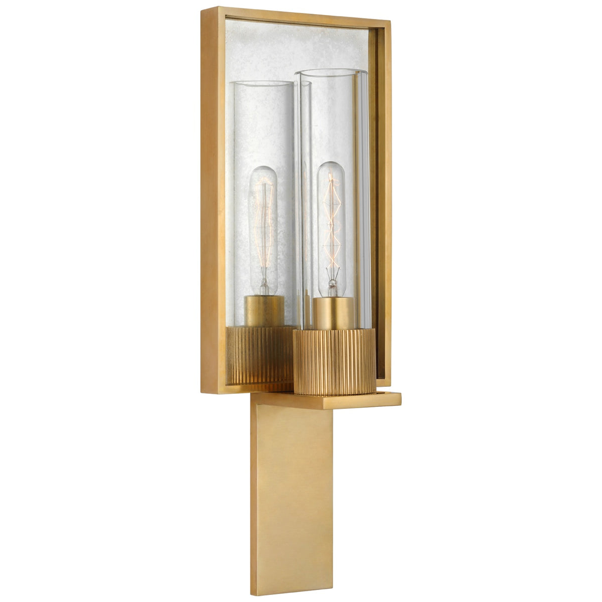 VISUAL COMFORT SIGNATURE, BEZA SINGLE REFLECTOR SCONCE, WALL SCONCES