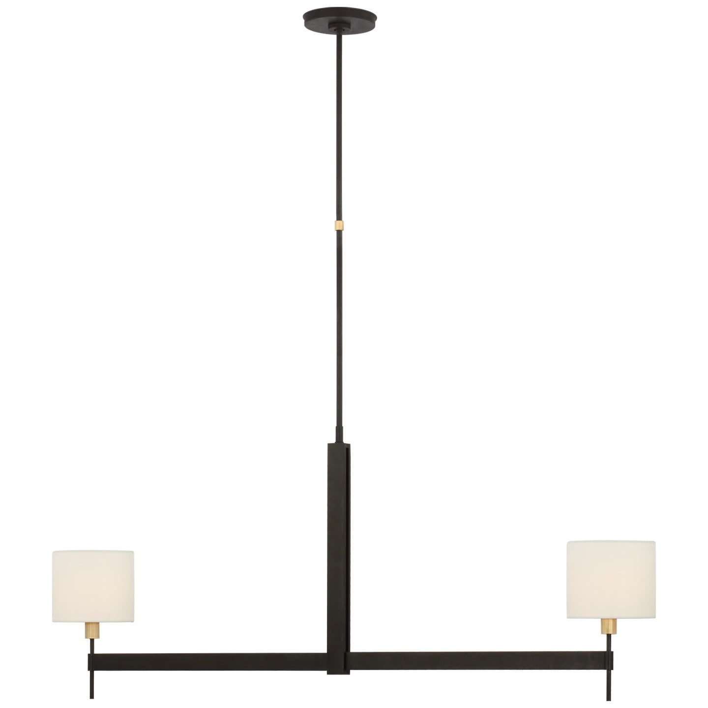 VISUAL COMFORT SIGNATURE, BRONTES LINEAR CHANDELIER, LINEAR LIGHT