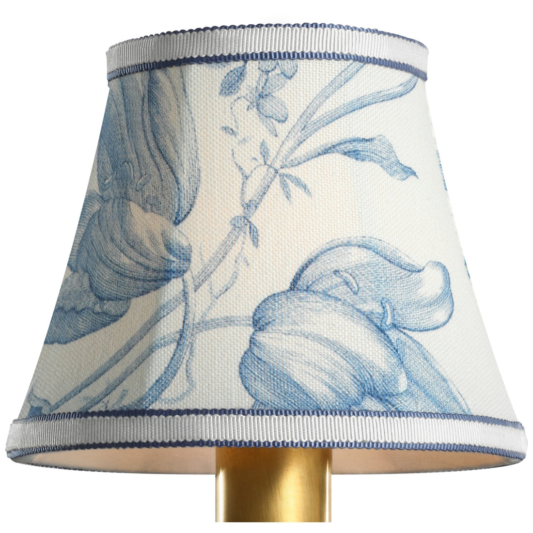 VISUAL COMFORT SIGNATURE SCHUMACHER DELFT TOILE DE FLEURS BELL EMPIRE SHADE - DO NOT SHOW ON WEBSITE