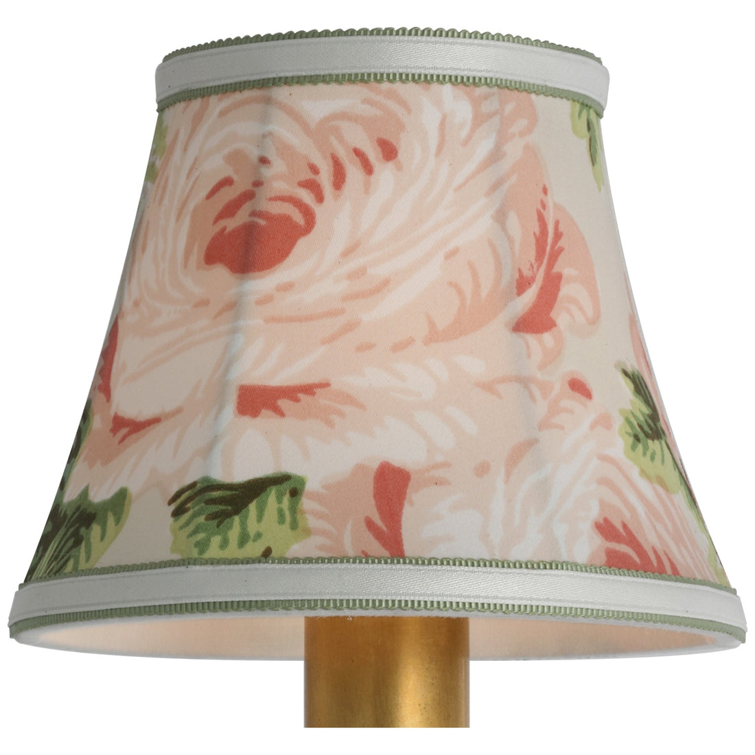 VISUAL COMFORT SIGNATURE SCHUMACHER BLUSH SALISBURY CHINTZ BELL EMPIRE SHADE - DO NOT SHOW ON WEBSITE