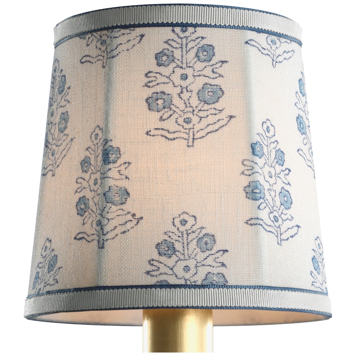 VISUAL COMFORT SIGNATURE SCHUMACHER BLUE ADITI SOFT EMPIRE SHADE - DO NOT SHOW ON WEBSITE