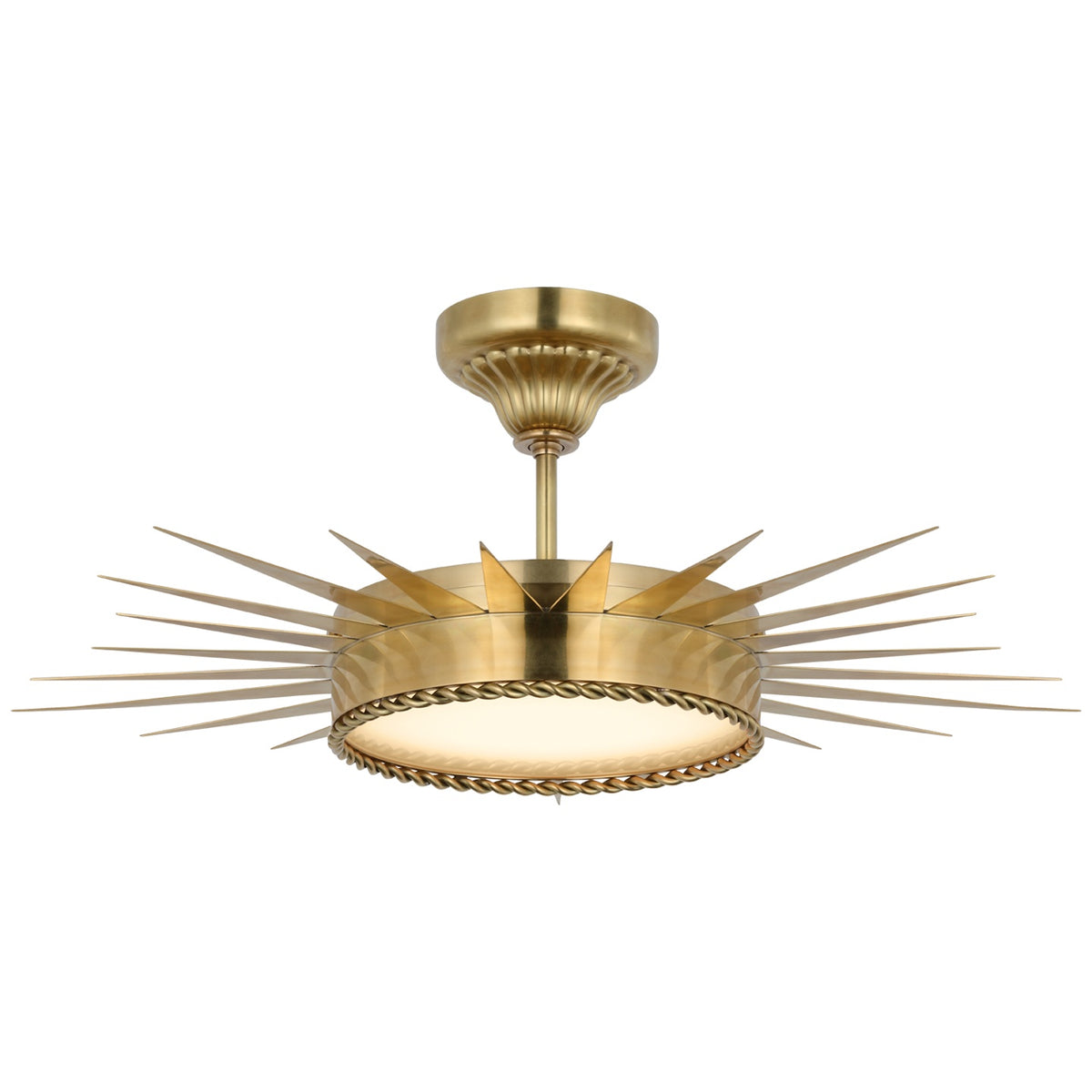 VISUAL COMFORT SIGNATURE, SOLEIL SEMI-FLUSH MOUNT, FLUSH MOUNT CEILING LIGHTS