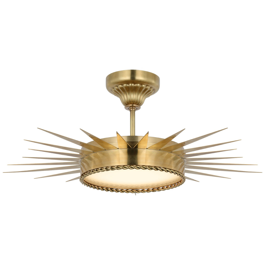 VISUAL COMFORT SIGNATURE, SOLEIL SEMI-FLUSH MOUNT, FLUSH MOUNT CEILING LIGHTS