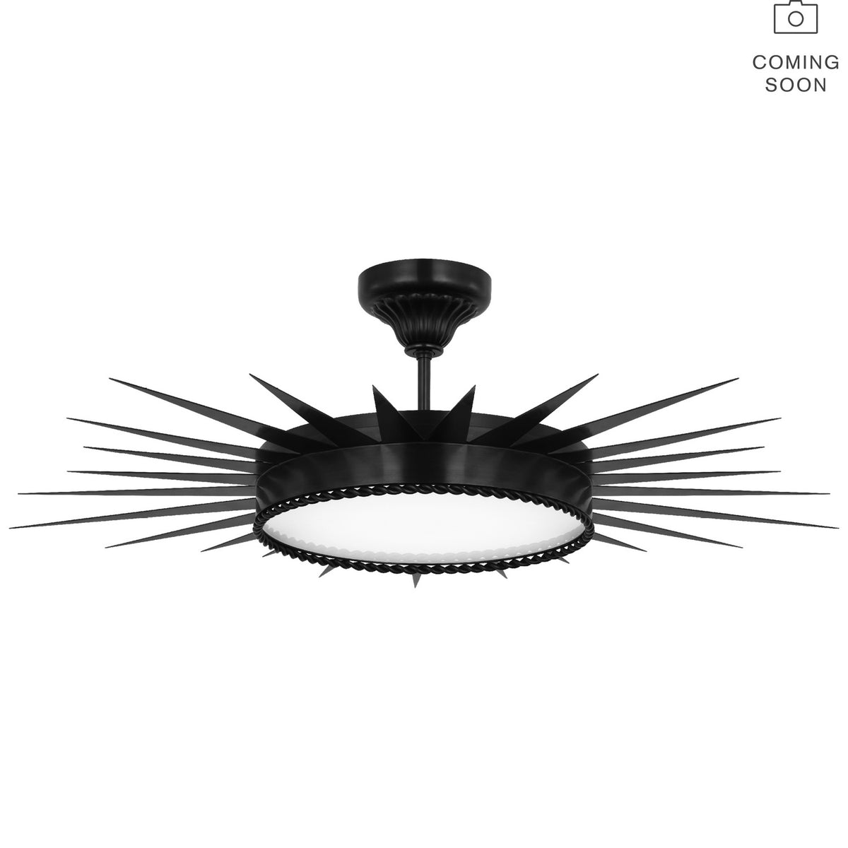 VISUAL COMFORT SIGNATURE, SOLEIL SEMI-FLUSH MOUNT, FLUSH MOUNT CEILING LIGHTS