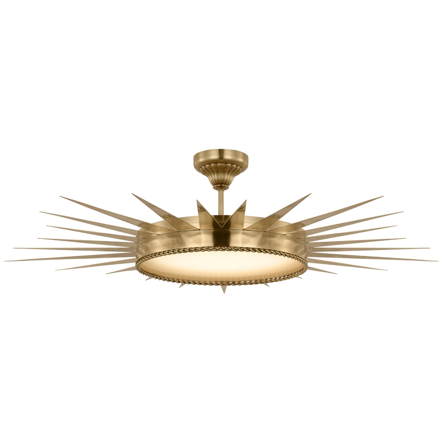 VISUAL COMFORT SIGNATURE, SOLEIL SEMI-FLUSH MOUNT, FLUSH MOUNT CEILING LIGHTS
