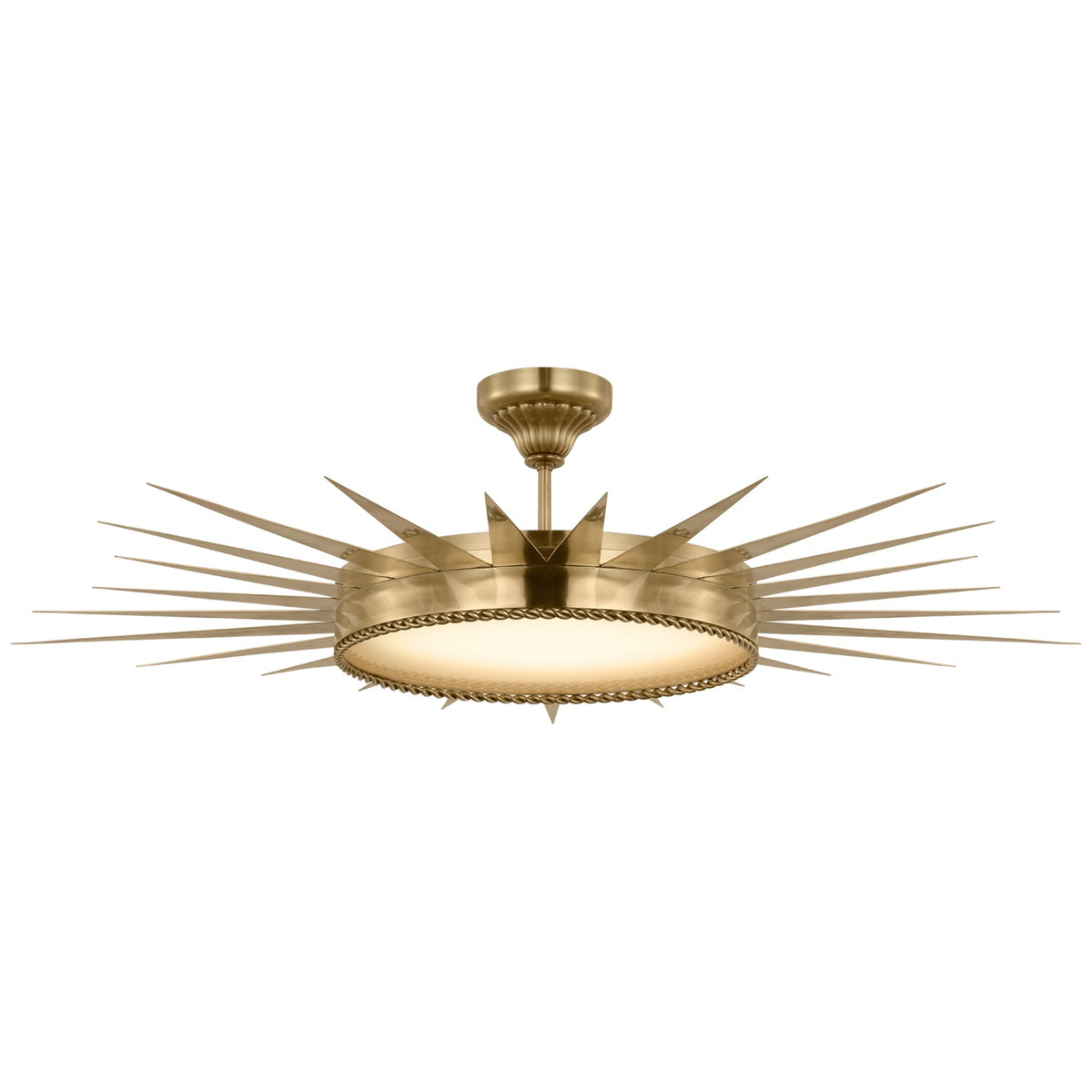 VISUAL COMFORT SIGNATURE, SOLEIL SEMI-FLUSH MOUNT, FLUSH MOUNT CEILING LIGHTS