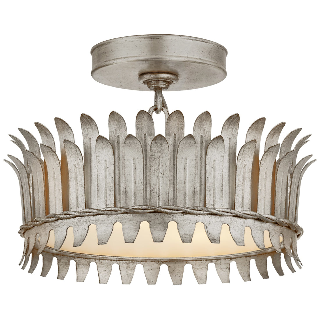 VISUAL COMFORT SIGNATURE, LESLIE SEMI-FLUSH, FLUSH MOUNT CEILING LIGHTS
