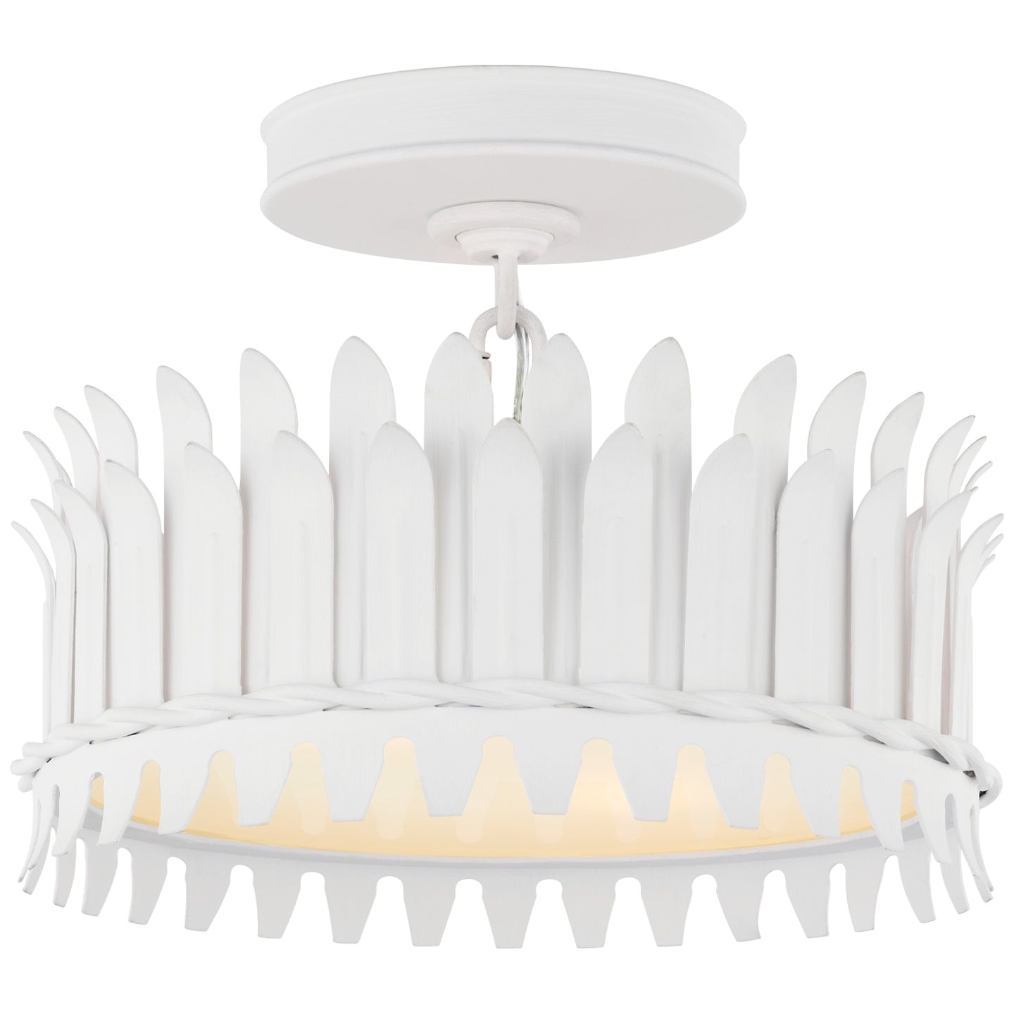 VISUAL COMFORT SIGNATURE, LESLIE SEMI-FLUSH, FLUSH MOUNT CEILING LIGHTS