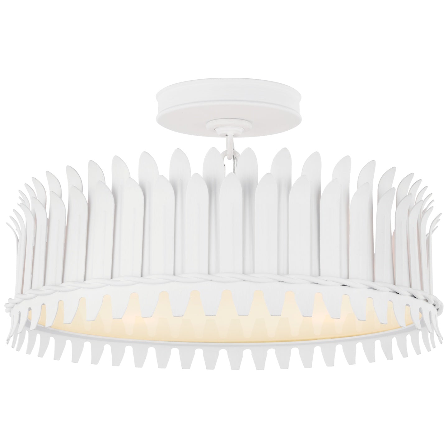VISUAL COMFORT SIGNATURE, LESLIE SEMI-FLUSH, FLUSH MOUNT CEILING LIGHTS