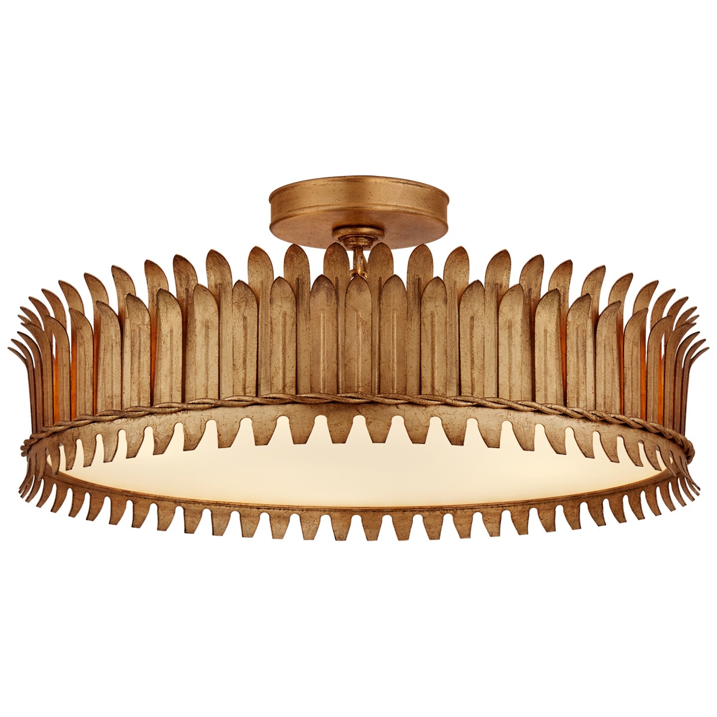 VISUAL COMFORT SIGNATURE, LESLIE SEMI-FLUSH, FLUSH MOUNT CEILING LIGHTS