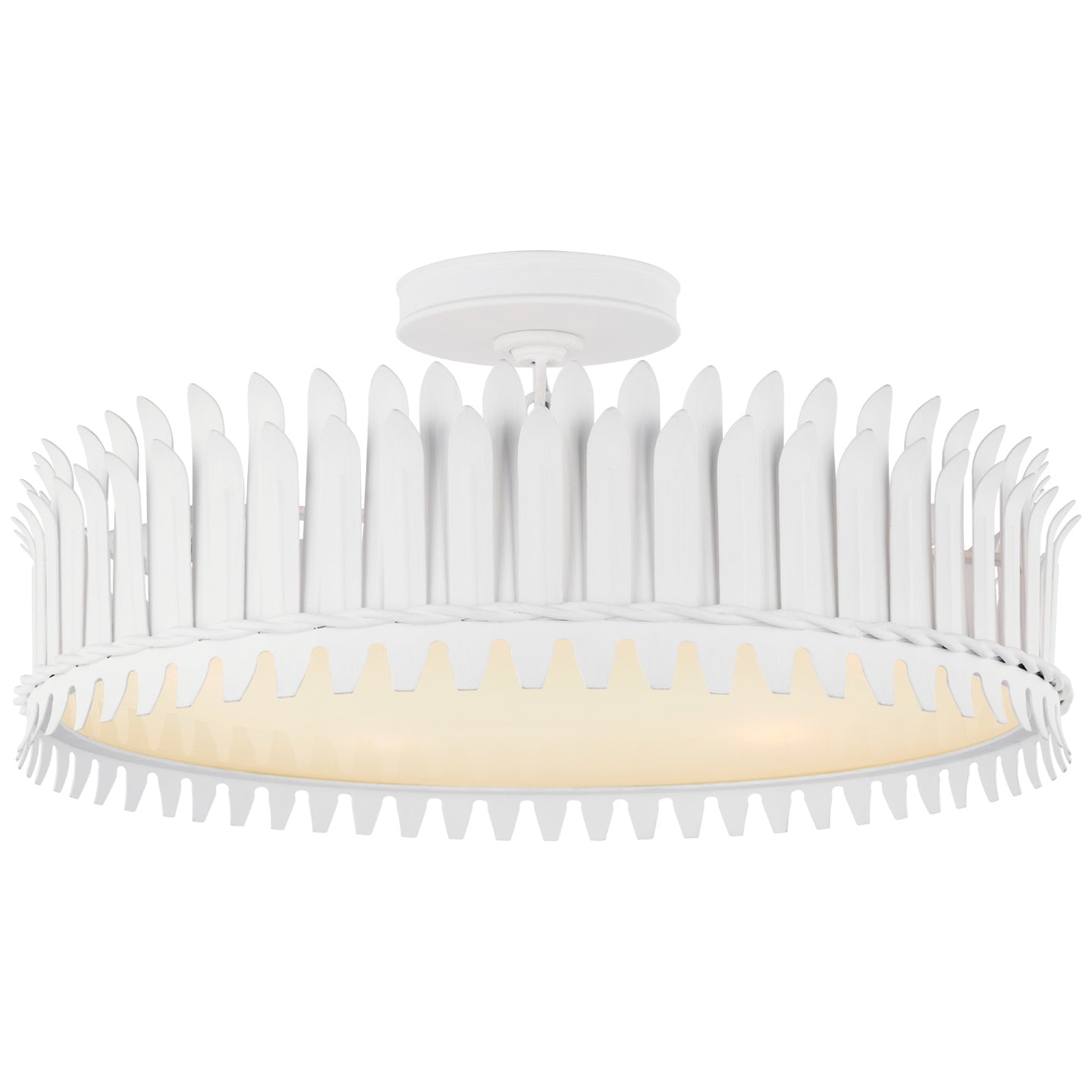 VISUAL COMFORT SIGNATURE, LESLIE SEMI-FLUSH, FLUSH MOUNT CEILING LIGHTS