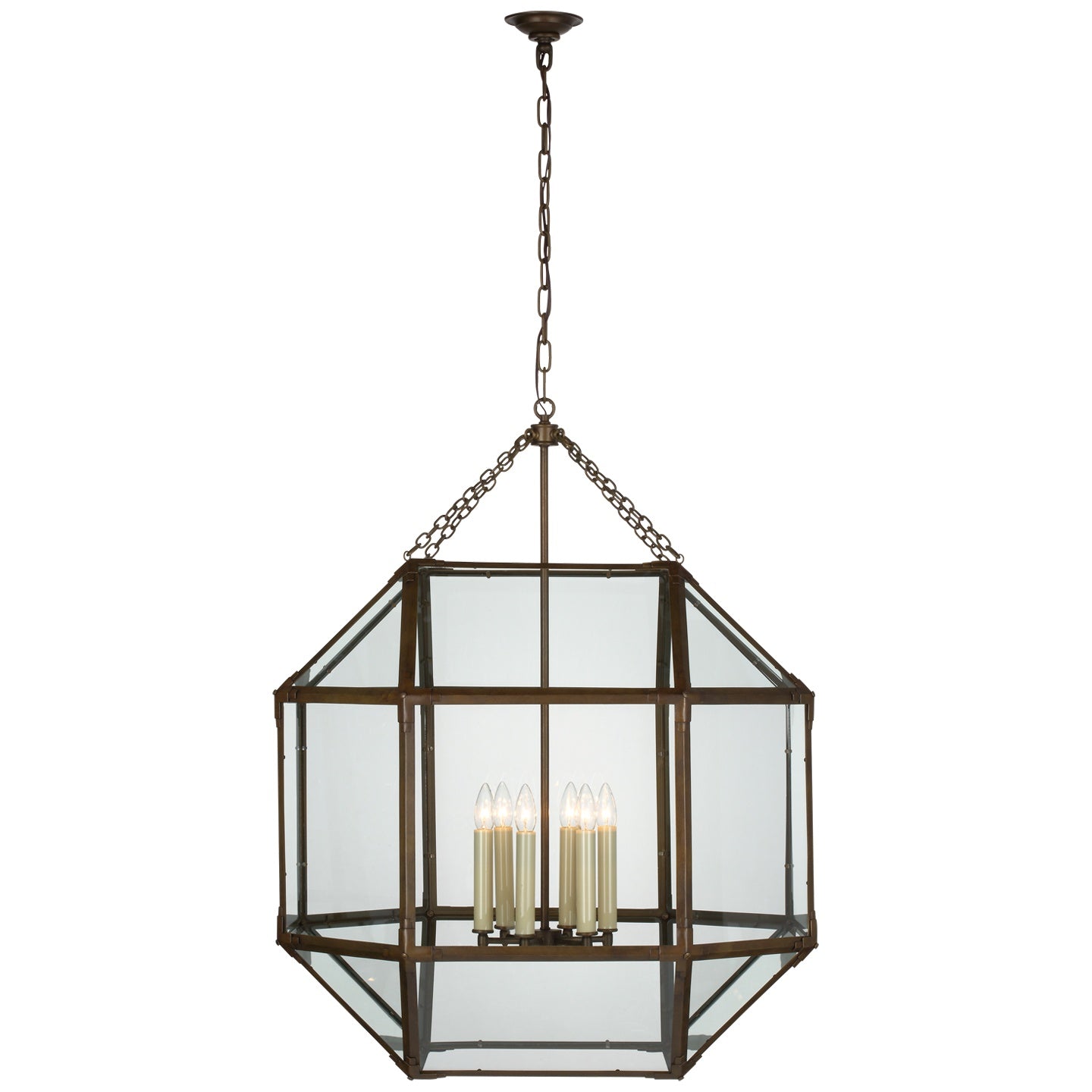 VISUAL COMFORT SIGNATURE, MORRIS GRANDE LANTERN, LANTERN CEILING LIGHT