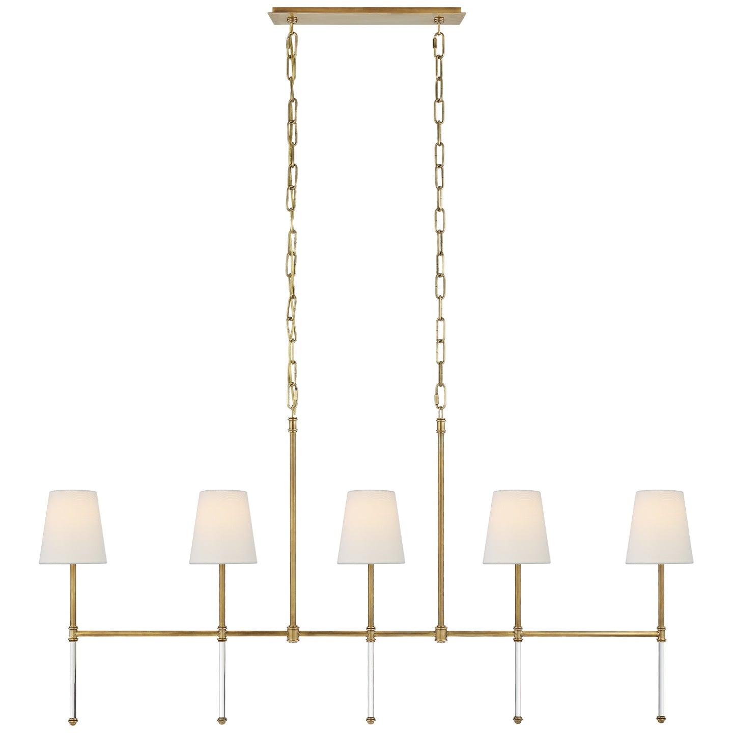 VISUAL COMFORT SIGNATURE CAMILLE LINEAR CHANDELIER - DO NOT SHOW ON WEBSITE