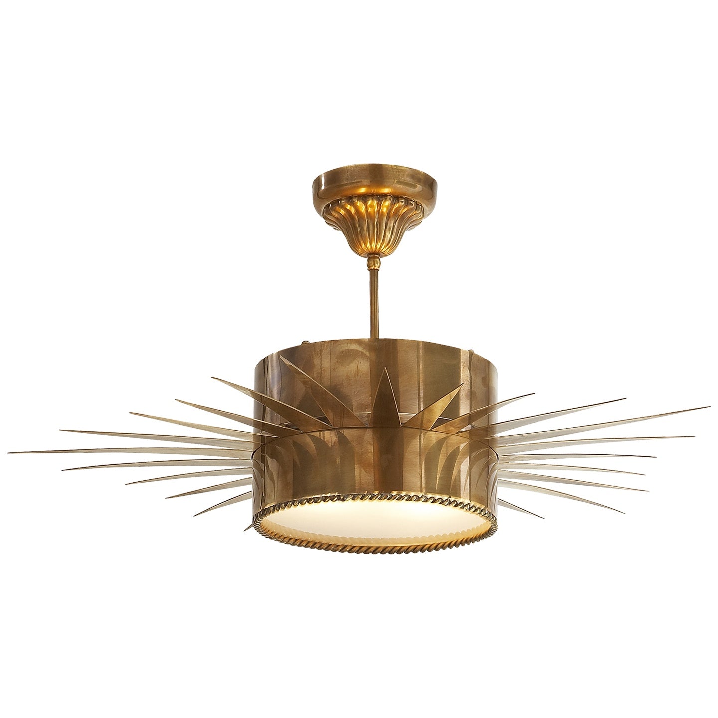VISUAL COMFORT SIGNATURE, SOLEIL SEMI-FLUSH, FLUSH MOUNT CEILING LIGHTS