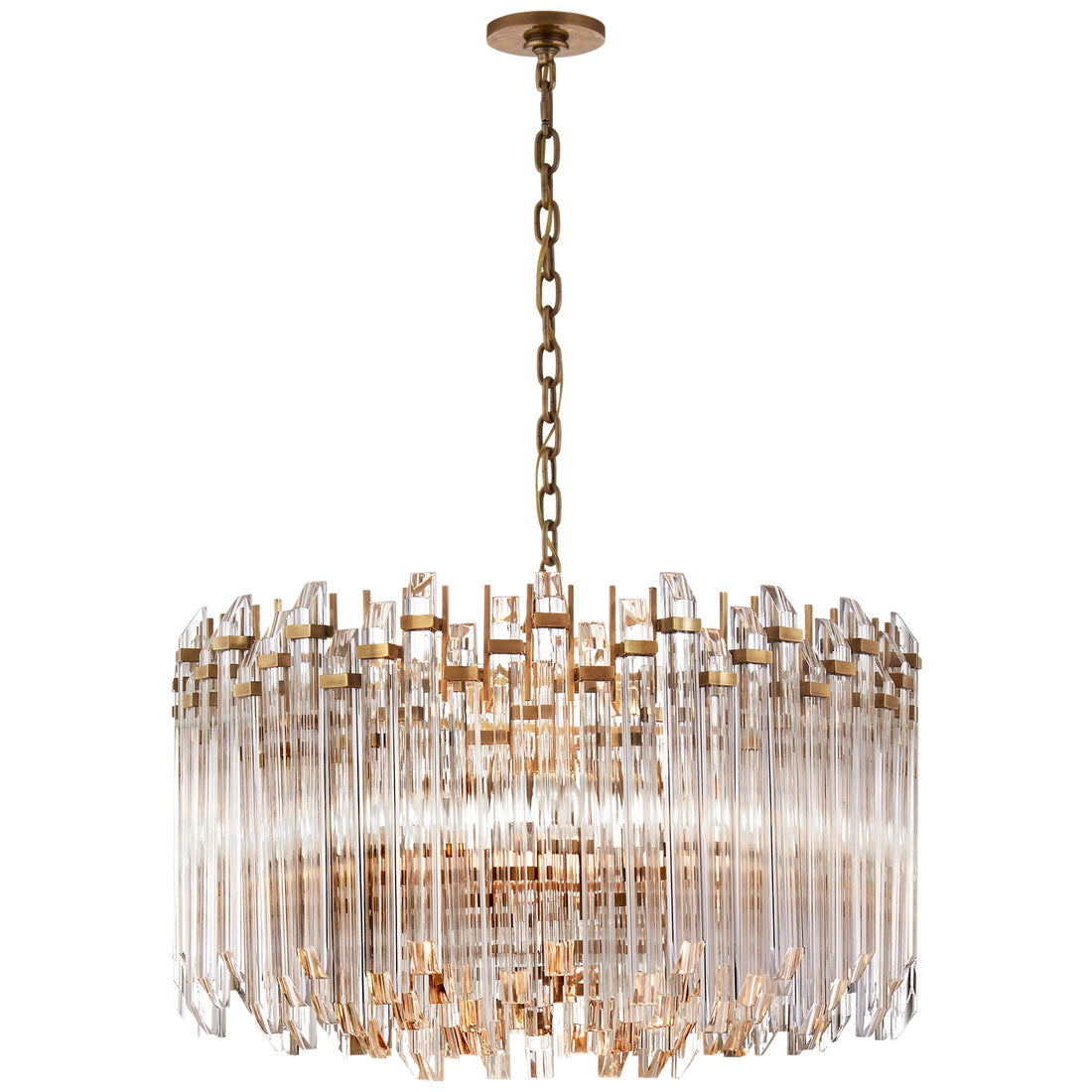 VISUAL COMFORT SIGNATURE, ADELE WIDE DRUM CHANDELIER, CHANDELIER LIGHT