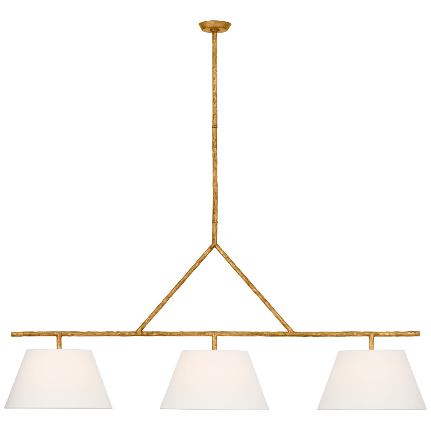 VISUAL COMFORT SIGNATURE, COLLETTE LINEAR CHANDELIER, LINEAR LIGHT