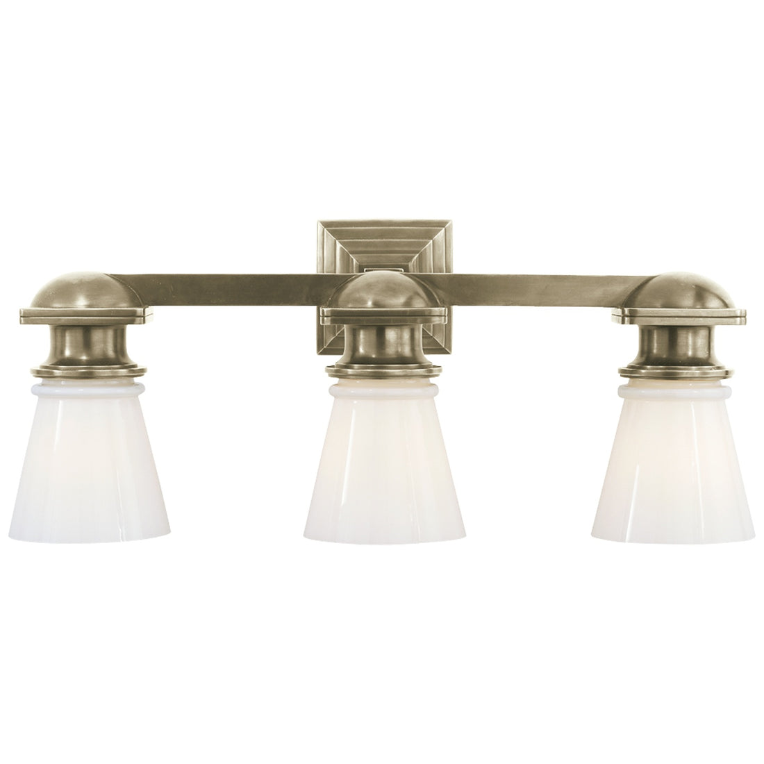 VISUAL COMFORT SIGNATURE, NEW YORK SUBWAY TRIPLE LIGHT, BATH VANITY LIGHT