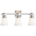 VISUAL COMFORT SIGNATURE, NEW YORK SUBWAY TRIPLE LIGHT, BATH VANITY LIGHT