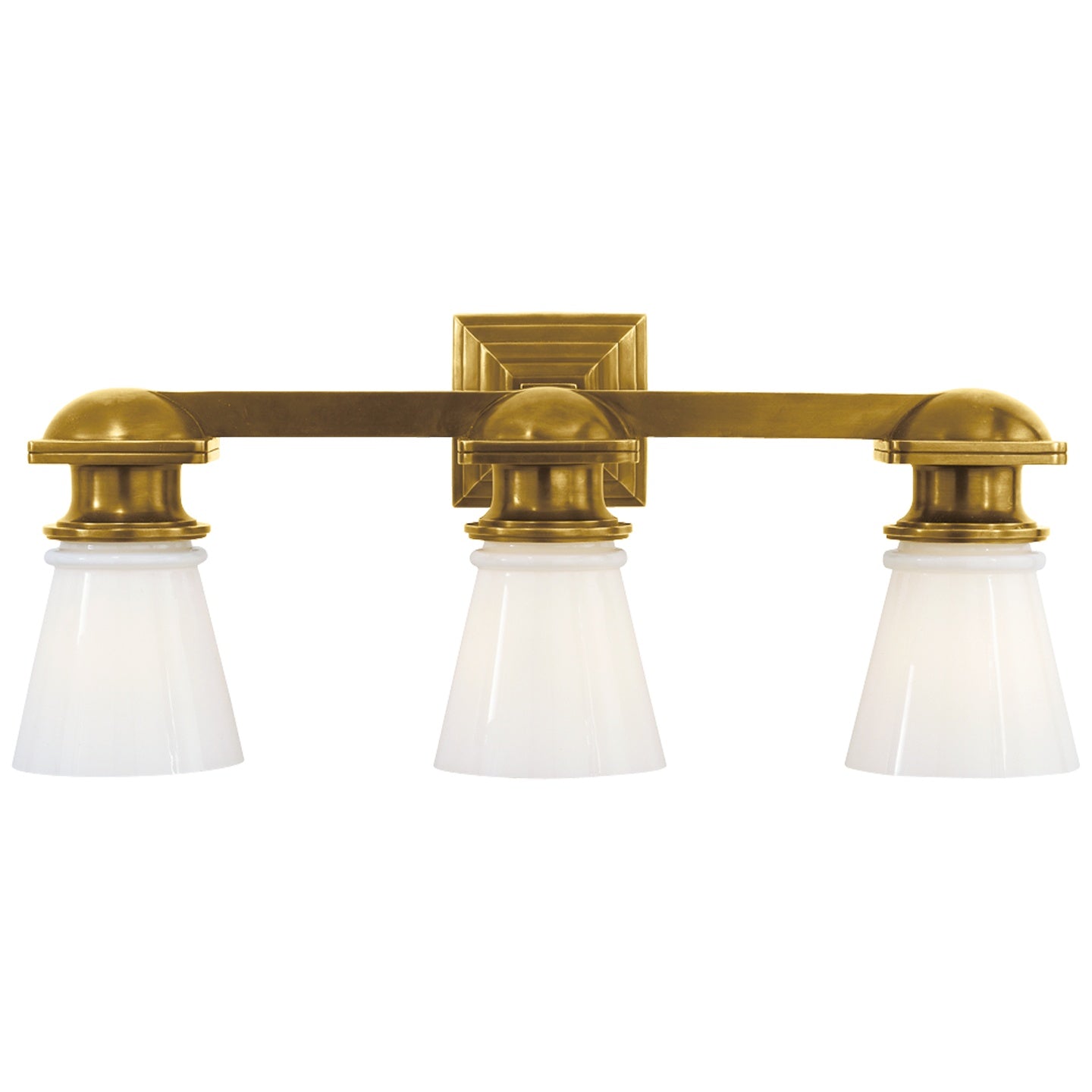 VISUAL COMFORT SIGNATURE, NEW YORK SUBWAY TRIPLE LIGHT, BATH VANITY LIGHT