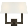 VISUAL COMFORT SIGNATURE, SQUARE TUBE DOUBLE SCONCE, WALL SCONCES