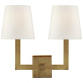 VISUAL COMFORT SIGNATURE, SQUARE TUBE DOUBLE SCONCE, WALL SCONCES