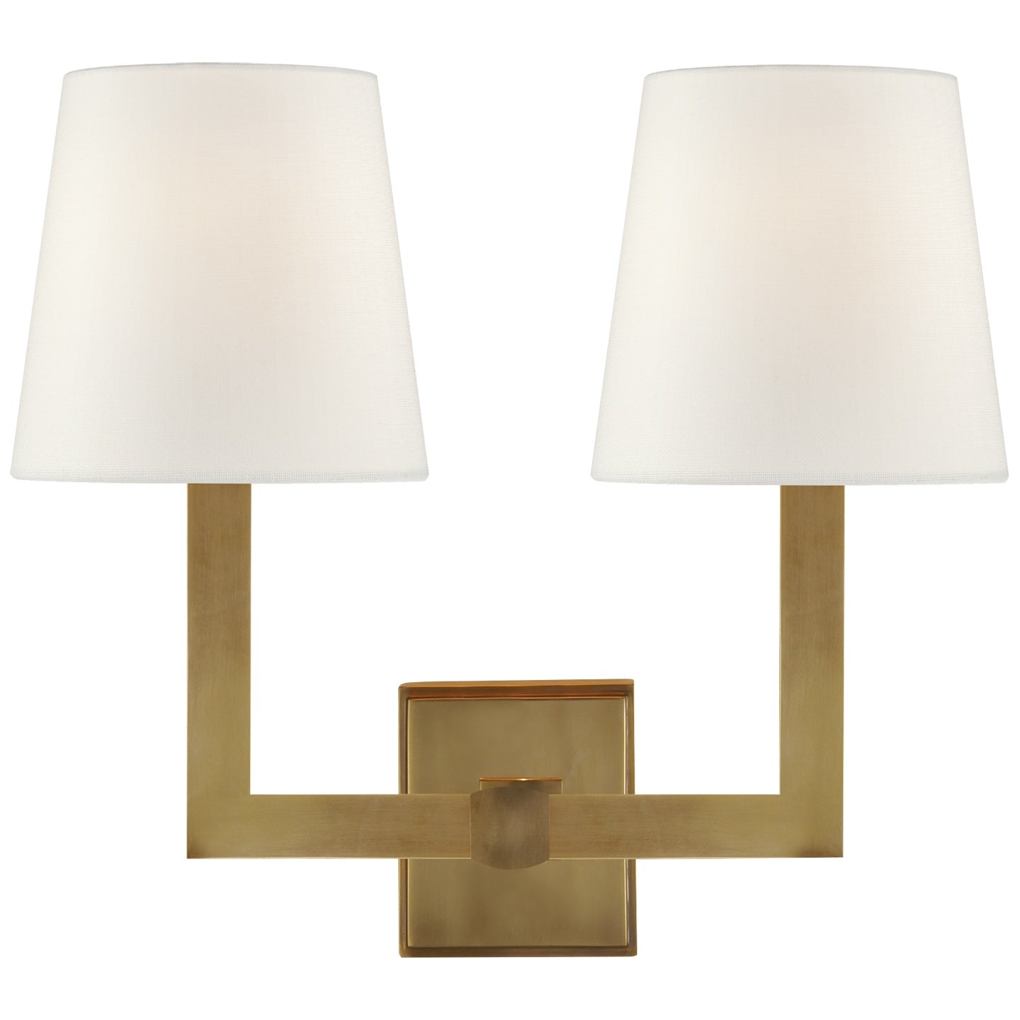 VISUAL COMFORT SIGNATURE, SQUARE TUBE DOUBLE SCONCE, WALL SCONCES