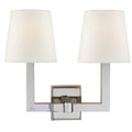 VISUAL COMFORT SIGNATURE, SQUARE TUBE DOUBLE SCONCE, WALL SCONCES