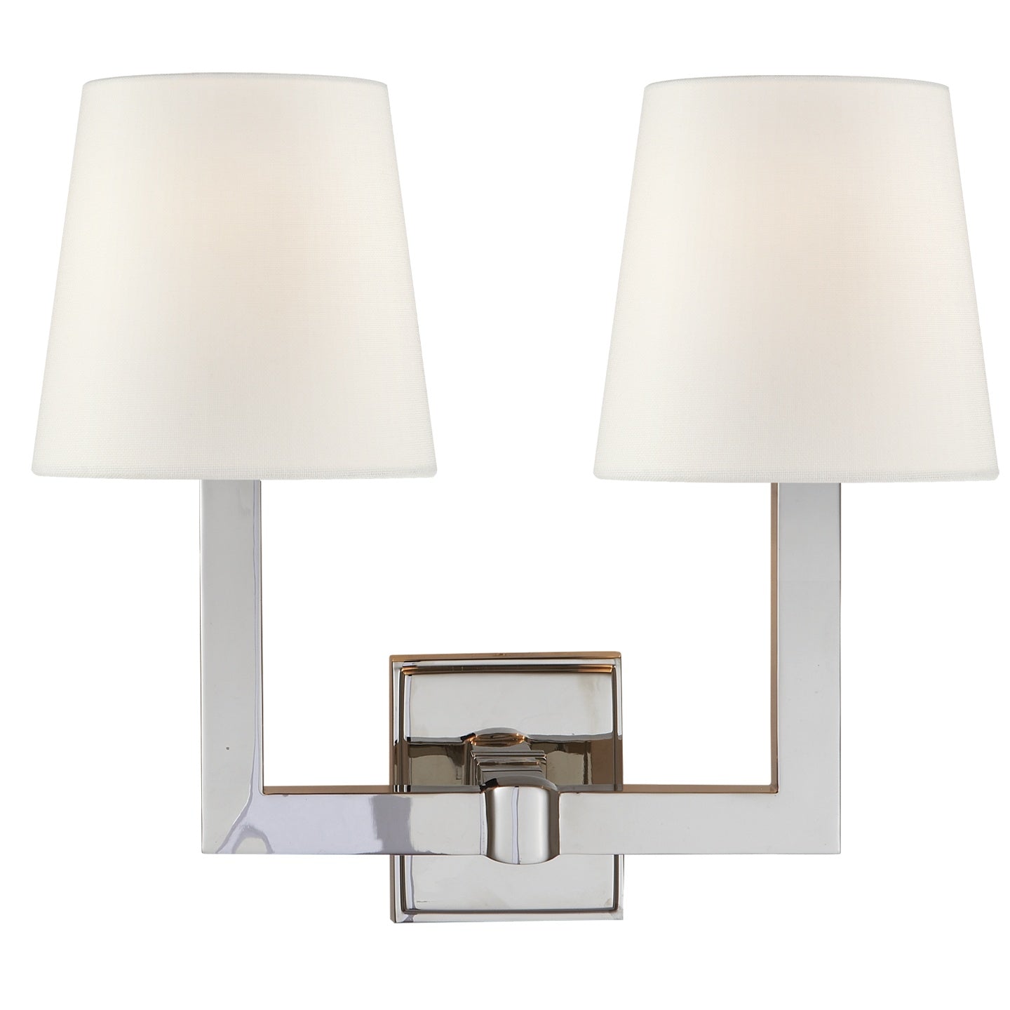 VISUAL COMFORT SIGNATURE, SQUARE TUBE DOUBLE SCONCE, WALL SCONCES