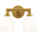 VISUAL COMFORT SIGNATURE, WILTON DOUBLE BATH LIGHT, BATH VANITY LIGHT