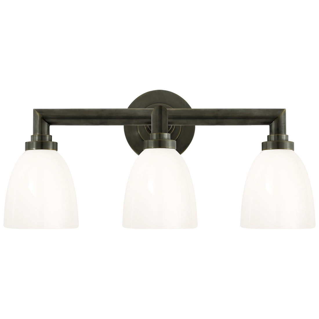 VISUAL COMFORT SIGNATURE, WILTON TRIPLE BATH LIGHT, BATH VANITY LIGHT