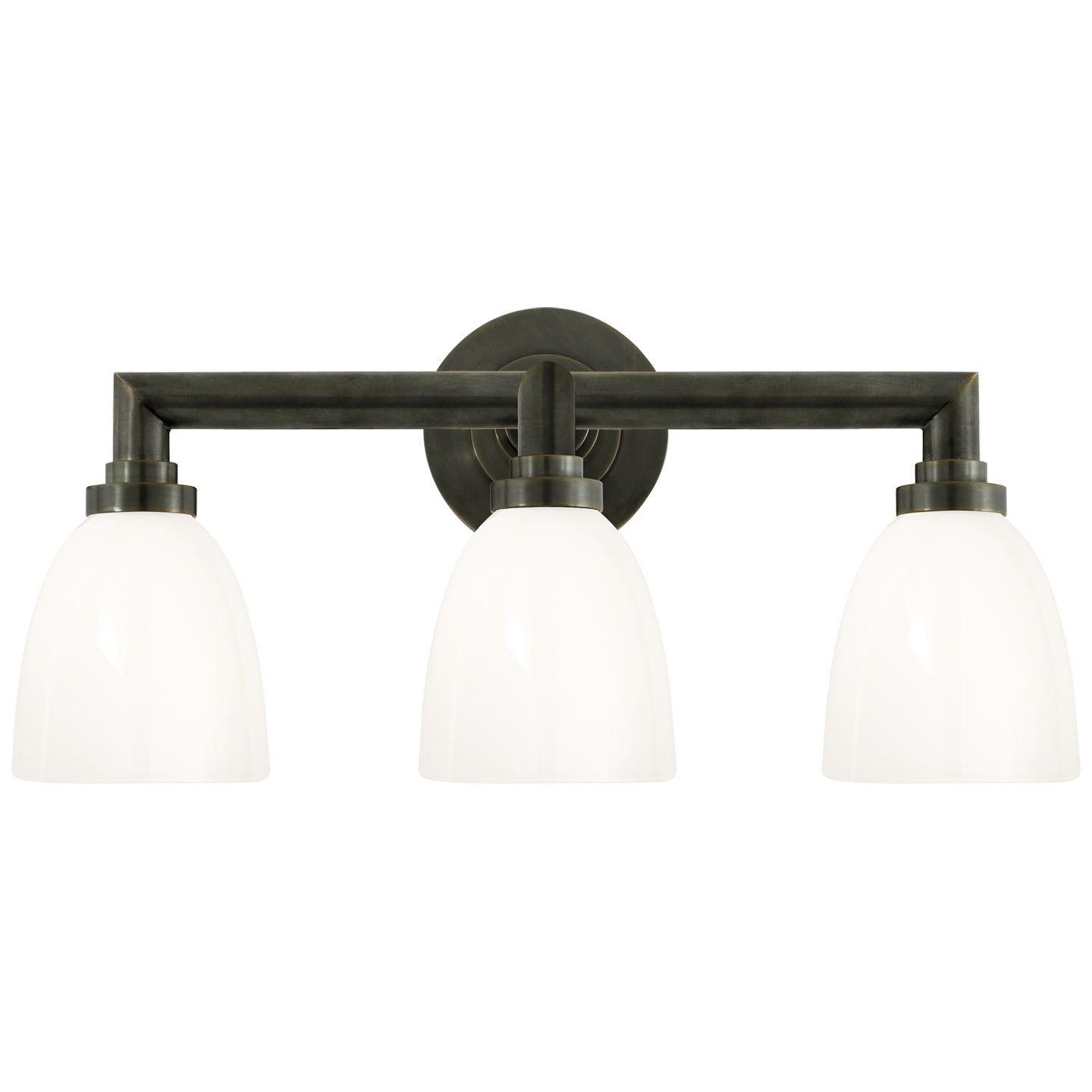 VISUAL COMFORT SIGNATURE, WILTON TRIPLE BATH LIGHT, BATH VANITY LIGHT