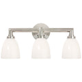 VISUAL COMFORT SIGNATURE, WILTON TRIPLE BATH LIGHT, BATH VANITY LIGHT
